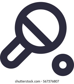 Table Tennis Vector Icon