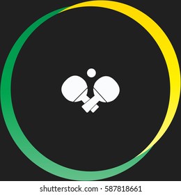 Table tennis vector  icon