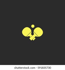 Table tennis vector  icon.