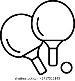 Table tennis vector icon. Can be used for printing, mobile and web applications.