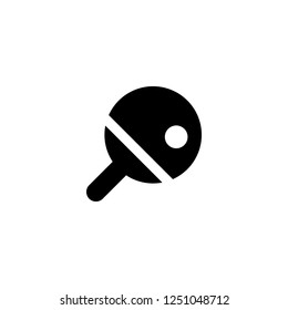 table tennis vector icon. table tennis sign on white background. table tennis icon for web and app