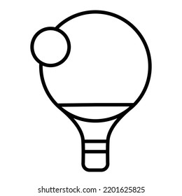 Table Tennis Vector Icon which is suitable for commercial work and easily modify or edit it
