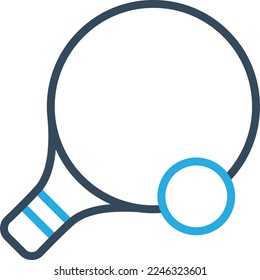 Table Tennis Vector Icon which is suitable for commercial work and easily modify or edit it
