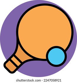 Table Tennis Vector Icon which is suitable for commercial work and easily modify or edit it
