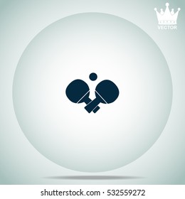 Table tennis  vector illustration.