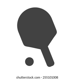 Table tennis vector image to be used in web applications, mobile applications and print media