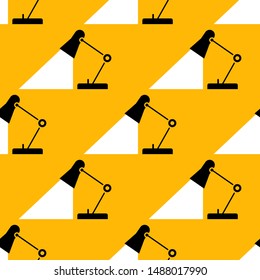 Table top seamless pattern. White and black background. Abstract geometric shape texture. Design template for wallpaper,wrapping, textile. Vector Illustration