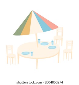 table and umbrella furniture garden