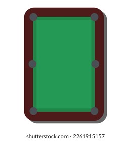 Table vector design for billiards