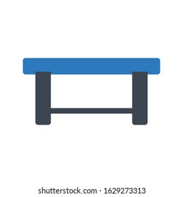 table vector glyph color icon 