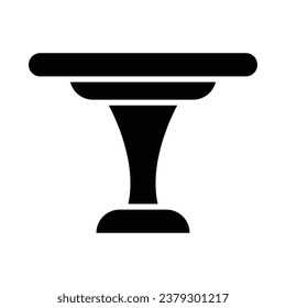 Table Vector Glyph Icon For Personal And Commercial Use.
