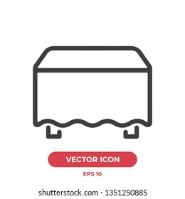 Table vector icon illustration.Modern table symbol icon. Ui/Ux. Premium quality.
