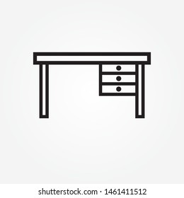 table vector icon.  table icon vector template trendy