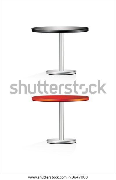 Table Vector Illustration Flat Design Stock Vector (Royalty Free) 90647008