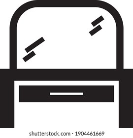 table Vector illustration isolated on a white background.
