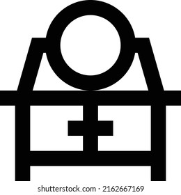 table  Vector illustration on a transparent background.Premium quality symmbols.Stroke vector icons for concept and graphic design.