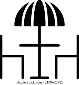 table Vector illustration on a transparent background. Premium quality symmbols. Glyphs vector icons for concept and graphic design. 
