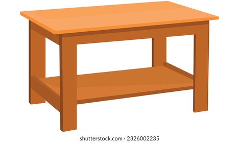 Table vector illustration, white backgraound,colourfull, best art