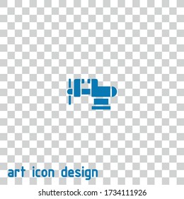 table vise vector icon on isolated background