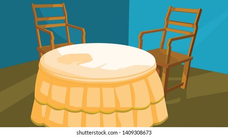 table  wooden  dining  set  vector  furniture - vector