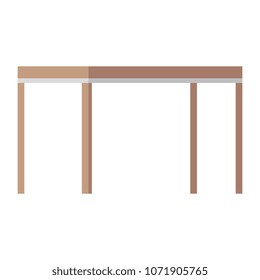 table wooden isolated icon