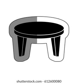 table wooden isolated icon