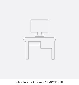 table work icon vector