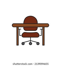 table work vector editable for website icon presentation