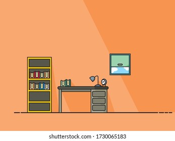 table working space on the room