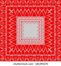 Tablecloth or card design pattern - background.