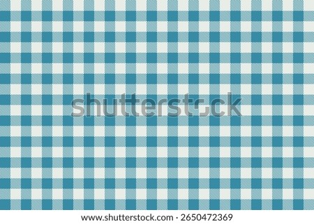 Tablecloth classic blue checkered kitchen or picnic table,seamless pattern