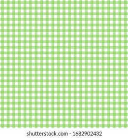 Diseño vectorial de fibra gingham de mantel verde