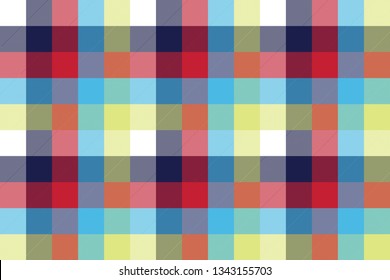 Tablecloth diagonal fabric texture seamless pattern. Vector illustration.
