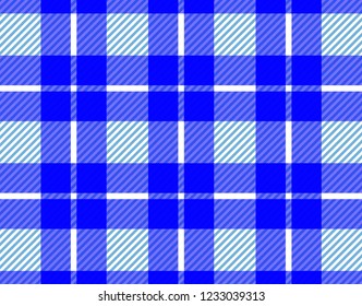 Tablecloth gingham pattern background for plaid,tablecloths for textile articles, cell,vector illustration.EPS-10.