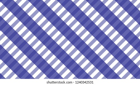 Tablecloth gingham pattern for plaid,background,tablecloth for textile articles,blue and white cell,vector illustration.EPS-10.