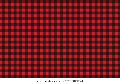 Tablecloth gingham pattern for plaid,background,tablecloths for textile articles,red and white cell,vector illustration.EPS-10.