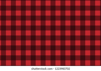 Tablecloth gingham pattern for plaid,background,tablecloths for textile articles,red and white cell,vector illustration.EPS-10.
