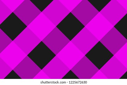 Tablecloth gingham pattern for plaid,background,tablecloths for textile articles,pink and black cell,vector illustration.EPS-10.