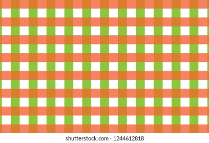 Tablecloth gingham pattern for plaid,background,tablecloths for textile articles,red and white cell,vector illustration.EPS-10.