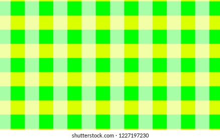 Tablecloth gingham pattern,green,yellow,white background for plaid,tablecloths for textile articles, cell,vector illustration.EPS-10.