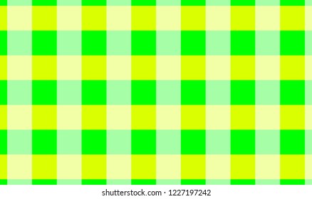 Tablecloth gingham pattern,green,yellow,white background for plaid,tablecloths for textile articles, cell,vector illustration.EPS-10.