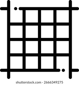 ícone toalha de mesa. Design De Estilo Linear Fino Isolado Em Plano De Fundo Branco