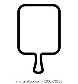 tablecloth line icon