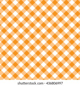 Tablecloth orange diagonal