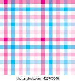 Tablecloth pink and blue