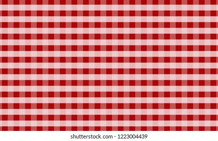 Tablecloth for plaid,background,tablecloths for textile articles,red and white cell,vector illustration.EPS-10.