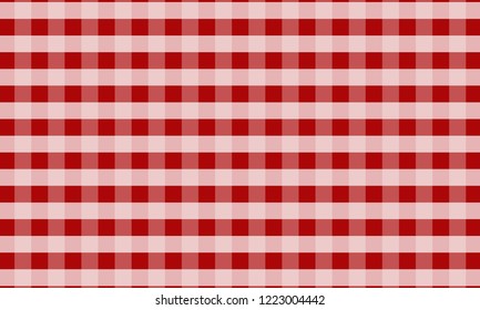 Tablecloth for plaid,background,tablecloths for textile articles,red and white cell,vector illustration.EPS-10.