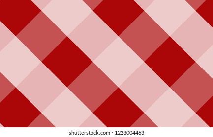 Tablecloth for plaid,background,tablecloths for textile articles,red and white cell,vector illustration.EPS-10.