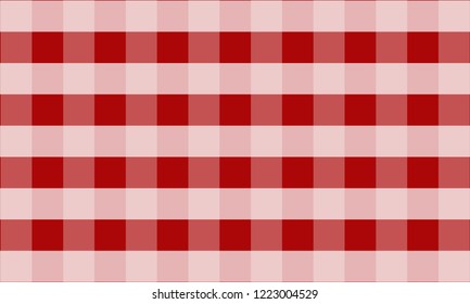 Tablecloth for plaid,background,tablecloths for textile articles,red and white cell,vector illustration.EPS-10.