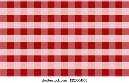 Tablecloth for plaid,background,tablecloths for textile articles,red and white cell,vector illustration.EPS-10.